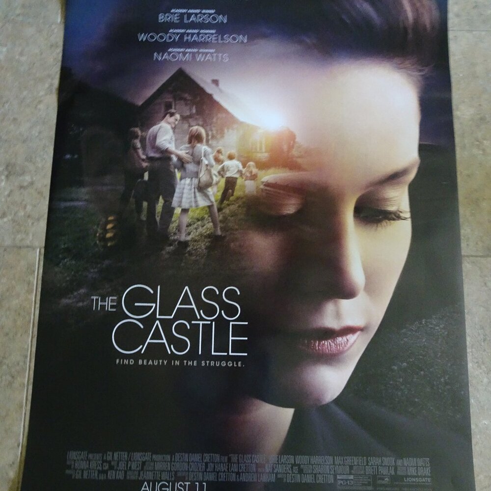 THE GLASS CASTLE - MOVIE POSTER WITH BRIE LARSON - ADVANCE